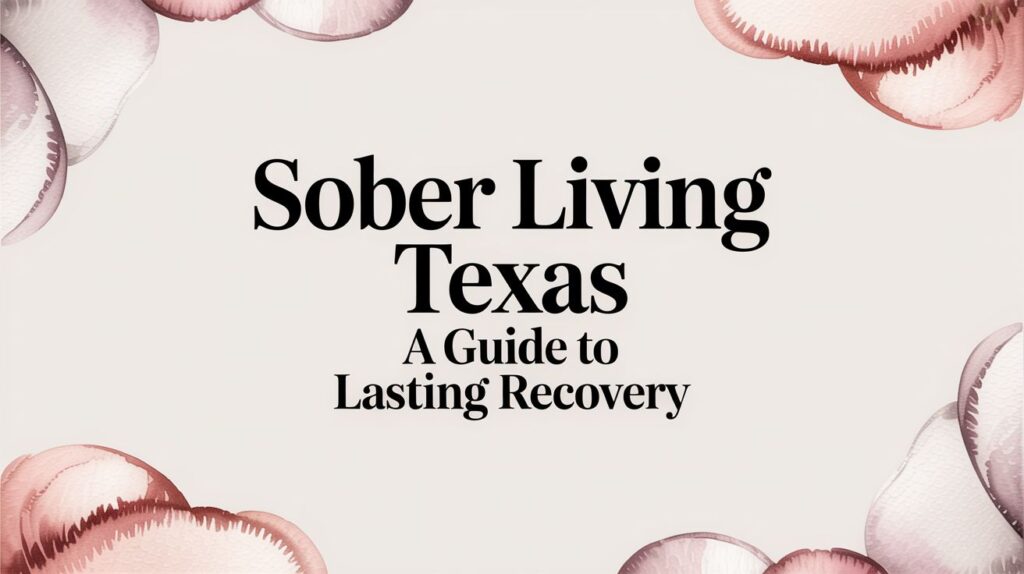 Sober Living Texas A Guide to Lasting Recovery