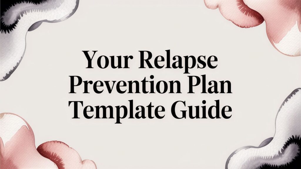 Your Relapse Prevention Plan Template Guide