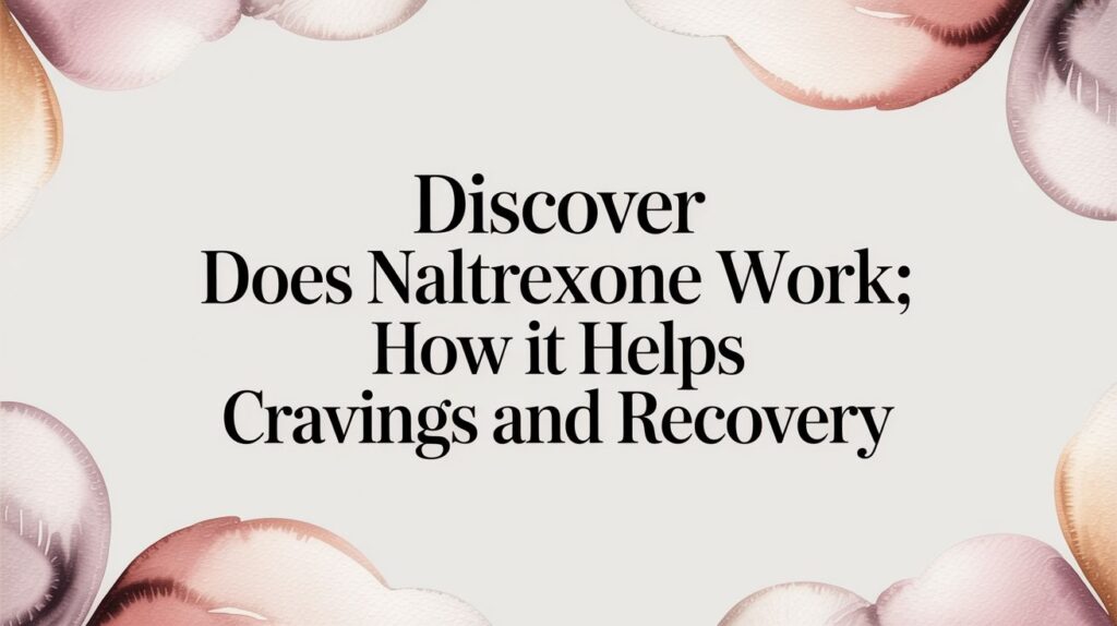 Discover does naltrexone work: how it helps cravings and recovery