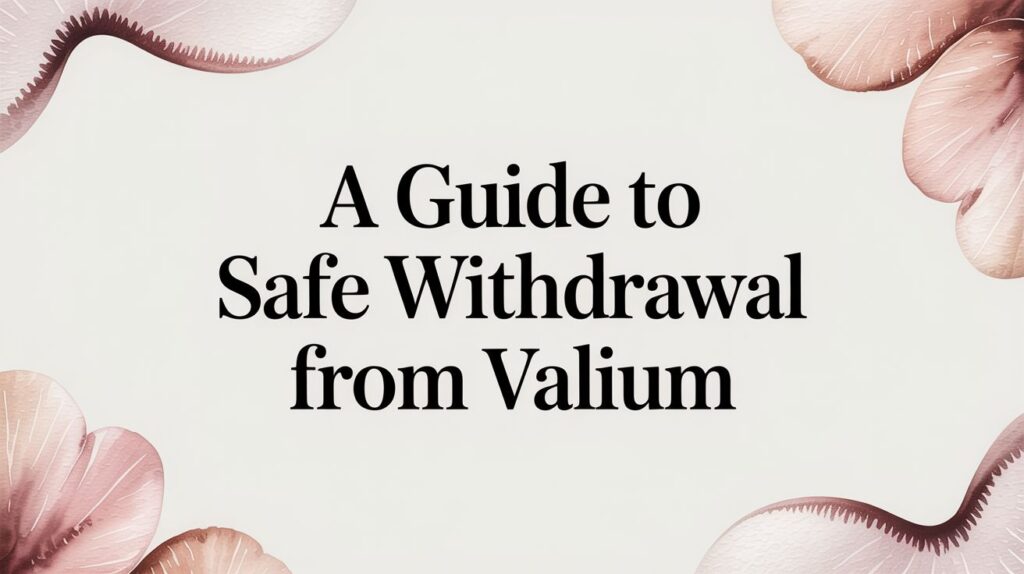 A Guide to Safe Withdrawal From Valium