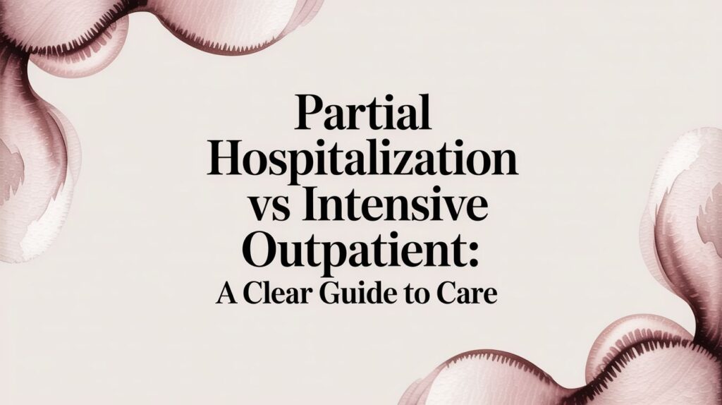 Partial Hospitalization vs Intensive Outpatient: A Clear Guide to Care