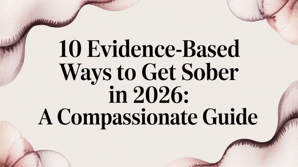 10 Evidence-Based Ways to Get Sober in 2026: A Compassionate Guide