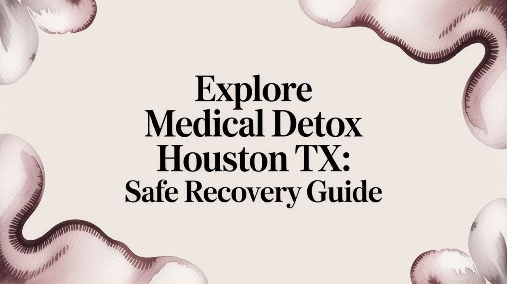 Explore medical detox houston tx: Safe Recovery Guide
