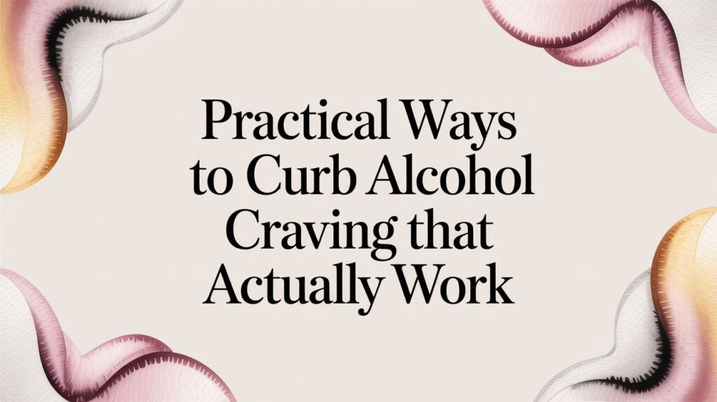Practical Ways to Curb Alcohol Craving That Actually Work