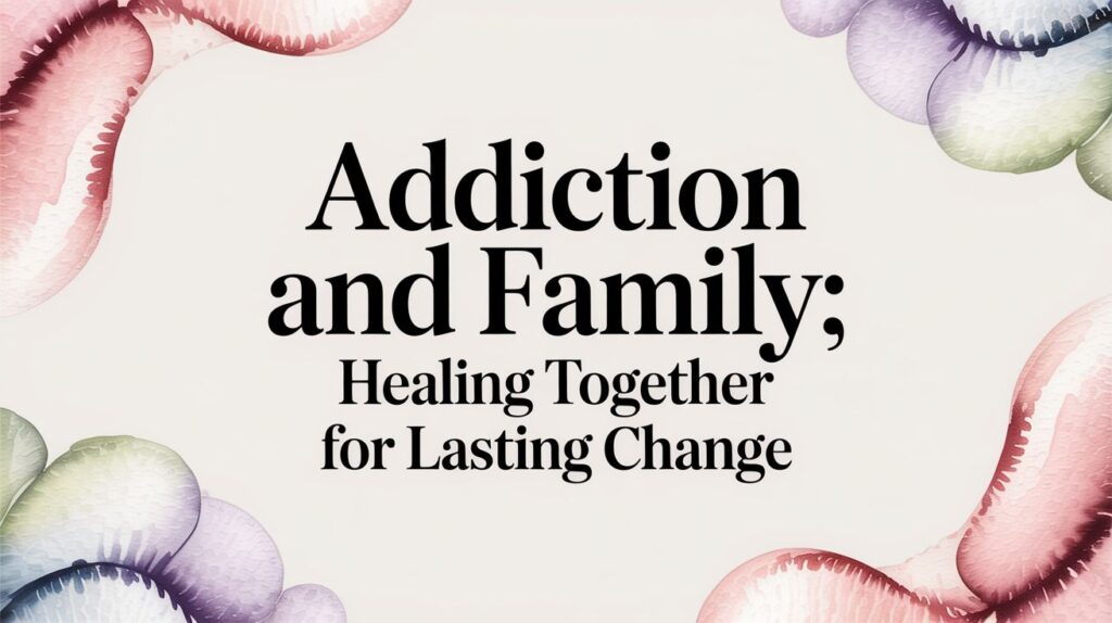 Addiction and family: Healing Together for Lasting Change