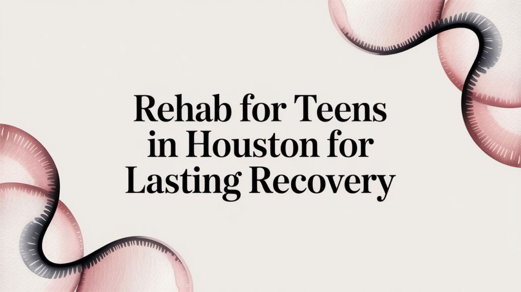 Rehab for Teens in Houston, Texas for Lasting Recovery
