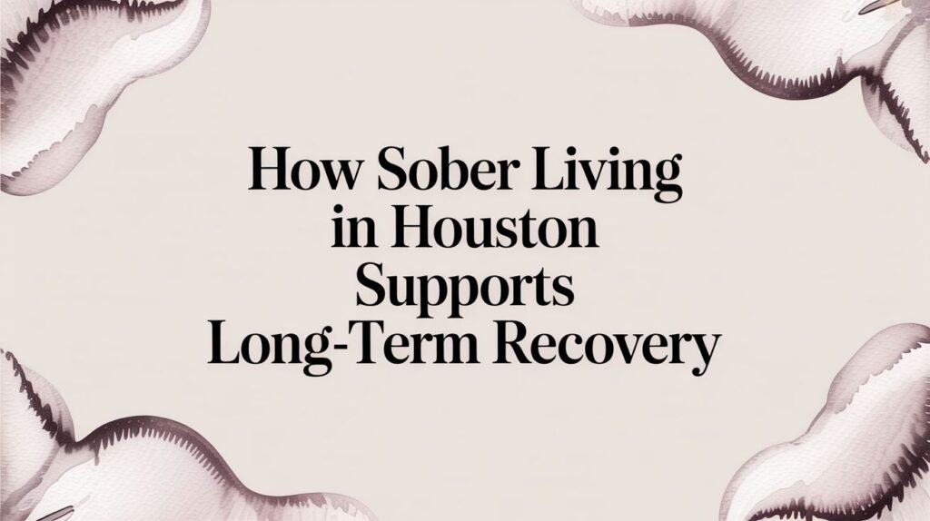 How Sober Living in Houston, TX Supports Long-Term Recovery