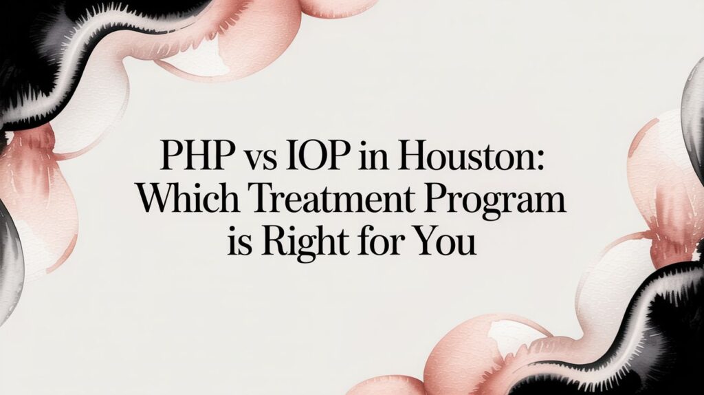 PHP vs IOP in Houston: Which Treatment Program Is Right for You?