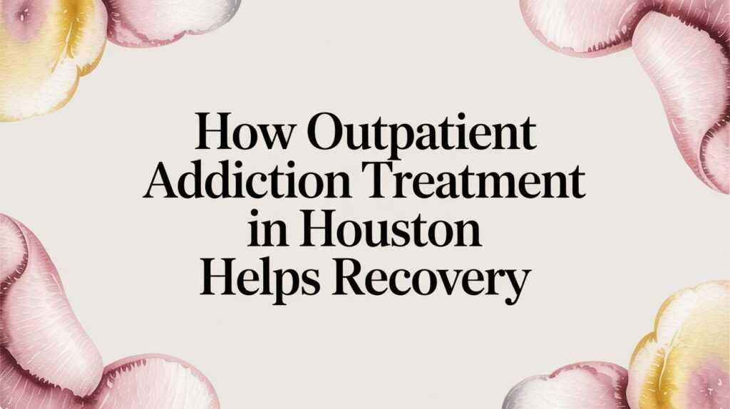 How Outpatient Addiction Treatment in Houston Helps Recovery