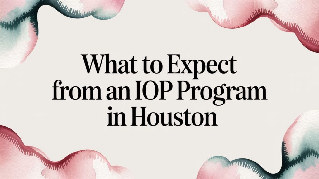 What to Expect From an IOP Program in Houston, TX