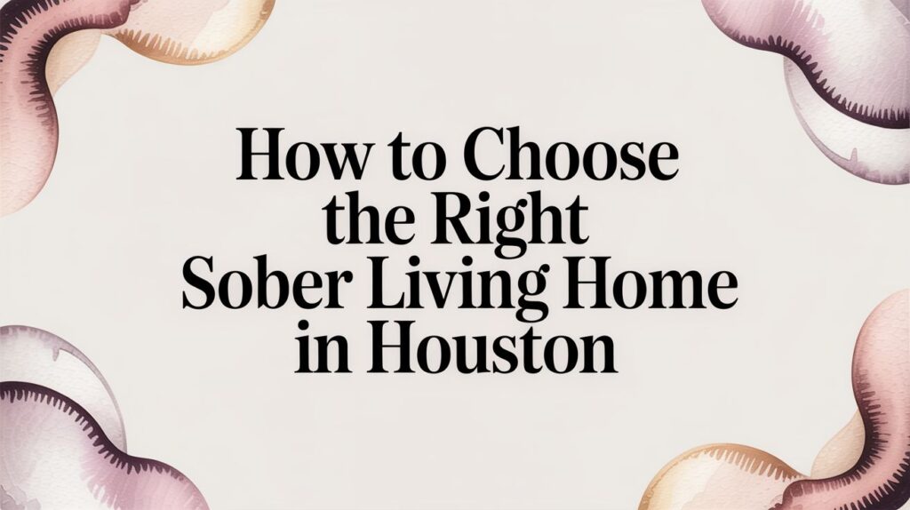 How to Choose the Right Sober Living Home in Houston, Texas