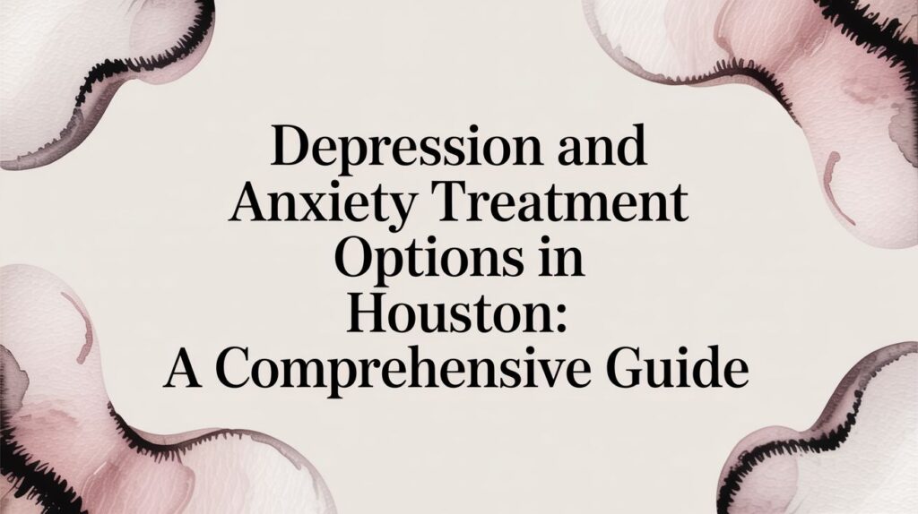Depression and Anxiety Treatment Options in Houston, TX: A Comprehensive Guide