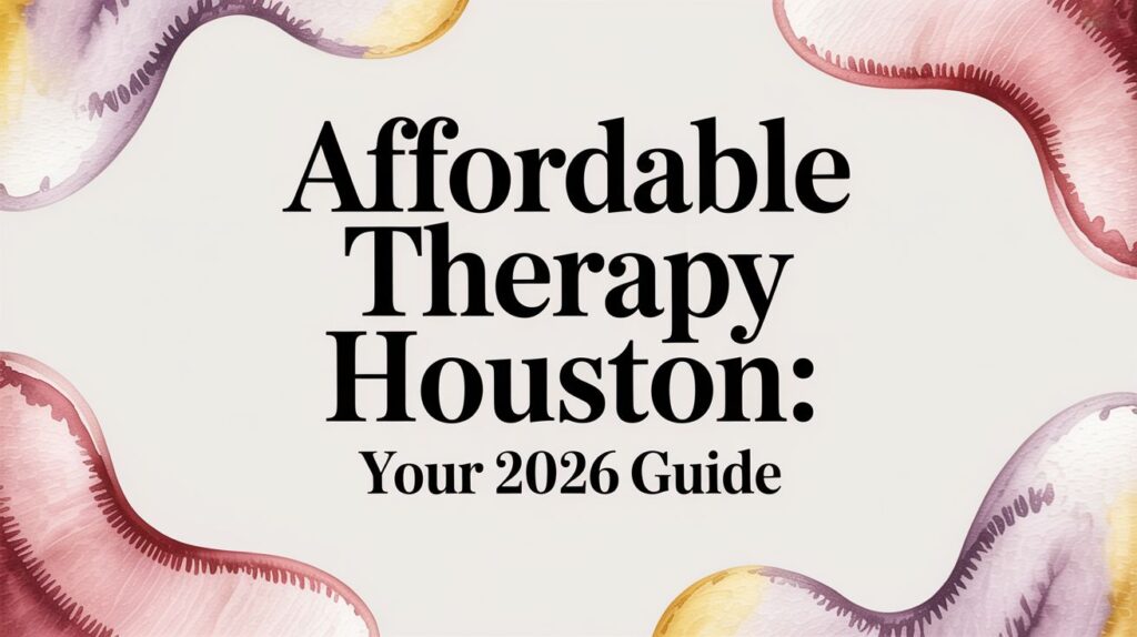 Affordable Therapy in Houston: Your 2026 Guide