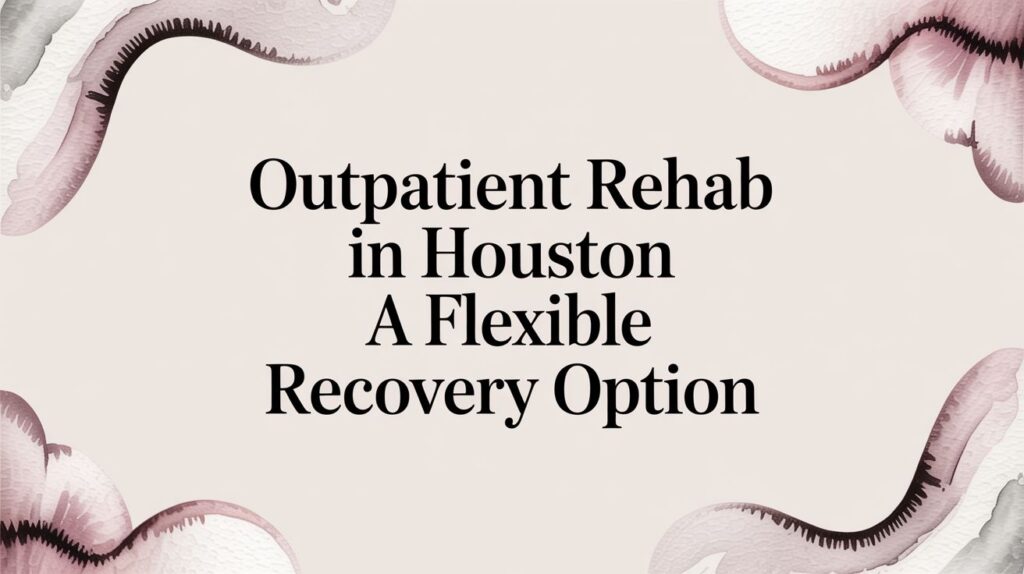 Outpatient Rehab in Houston: A Flexible Recovery Option