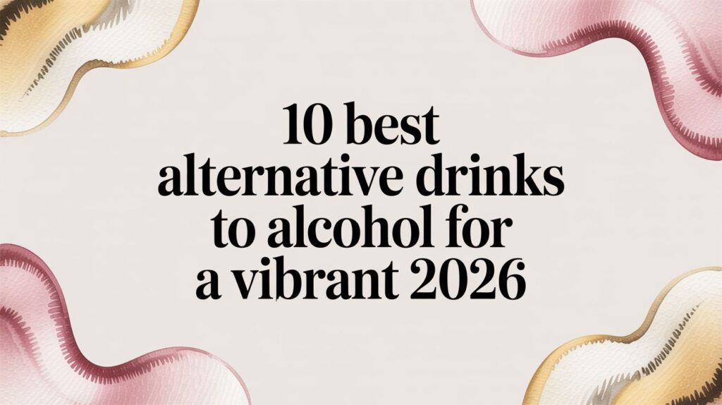 10 Best Alternative Drinks to Alcohol for a Vibrant 2026