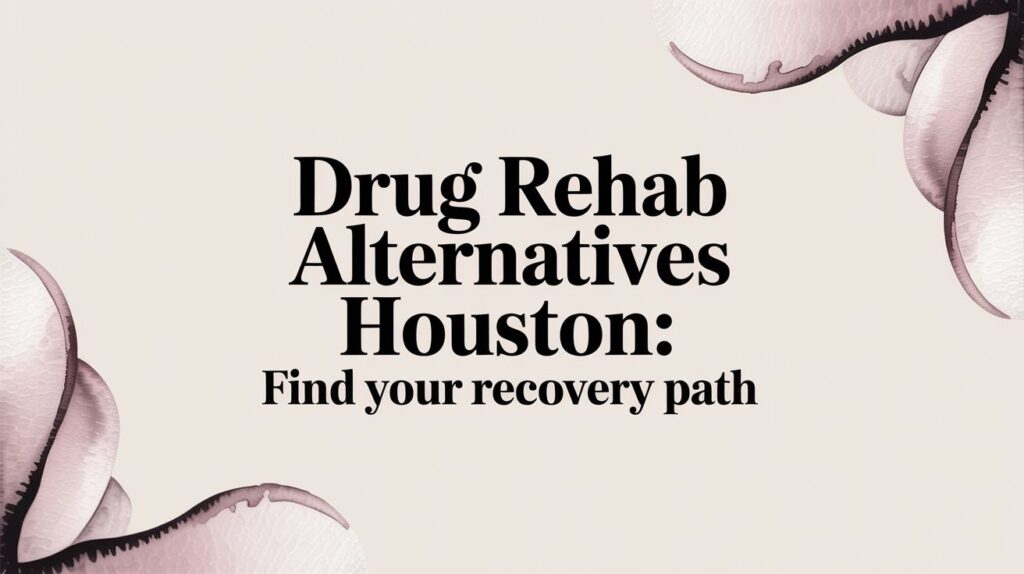 Drug Rehab Alternatives Houston: Find Your Recovery Path