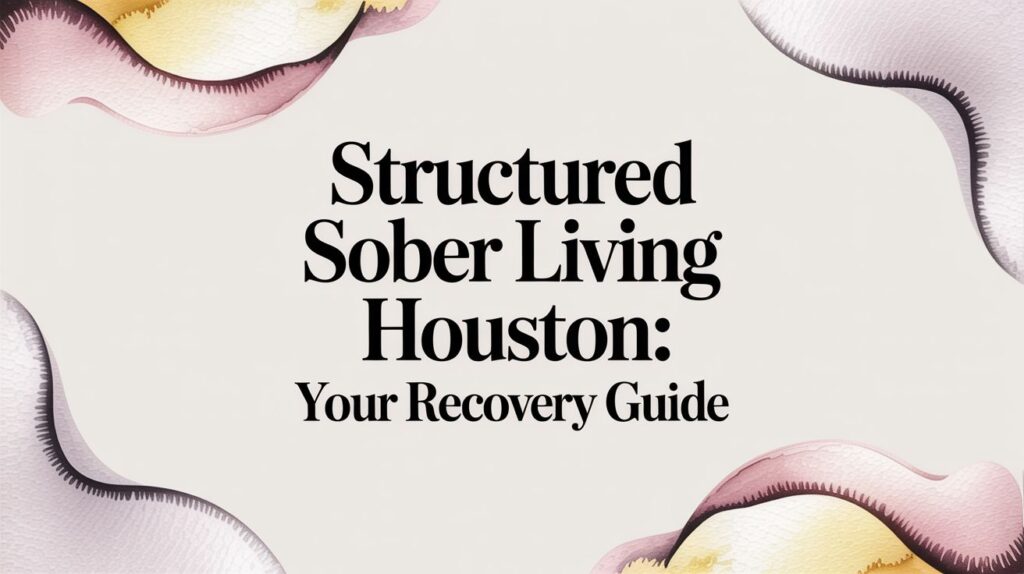 Structured Sober Living Houston: Your Recovery Guide