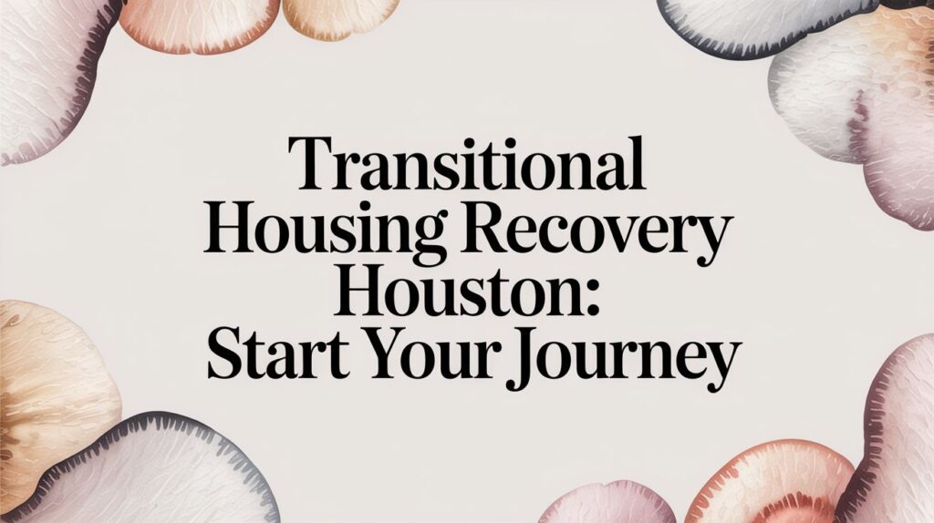 Transitional Housing Recovery Houston: Start Your Journey